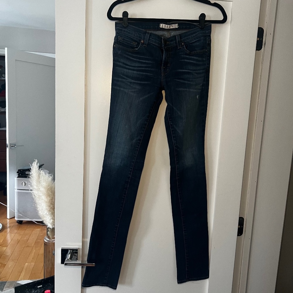 Jbrand jeans- dark wash jeans- like new!